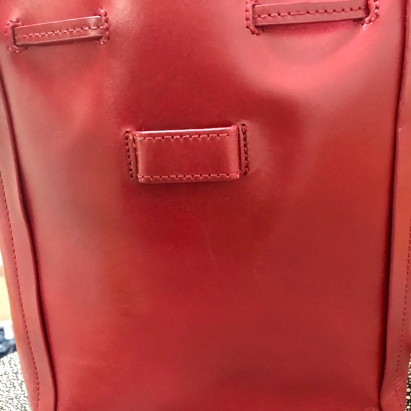 Loeffler Randall Red Leather Backpack main image 5